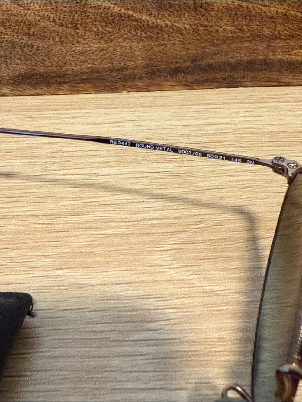 Ray-Ban Silver Frame Sunglasses with Blue Lenses
